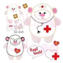 Stickdateien Schaf Tröster „LARI & LARS“ 13x18