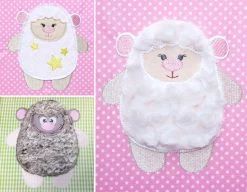 Stickdatei Schäfchen „LARI & LARS“ 13x18 -Kullaloo 3 stickdatei schaefchen stickergebnisse