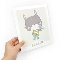 3D Wandbilder Babyzimmer: Süßes 3er-Set Mit Affe, Hase Und Dino -Kullaloo 3d wandbilder babyzimmer set affe hase dinosaurier 5