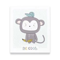 3D Wandbilder Babyzimmer: Süßes 3er-Set Mit Affe, Hase Und Dino -Kullaloo 3d wandbilder babyzimmer set affe hase dinosaurier 6