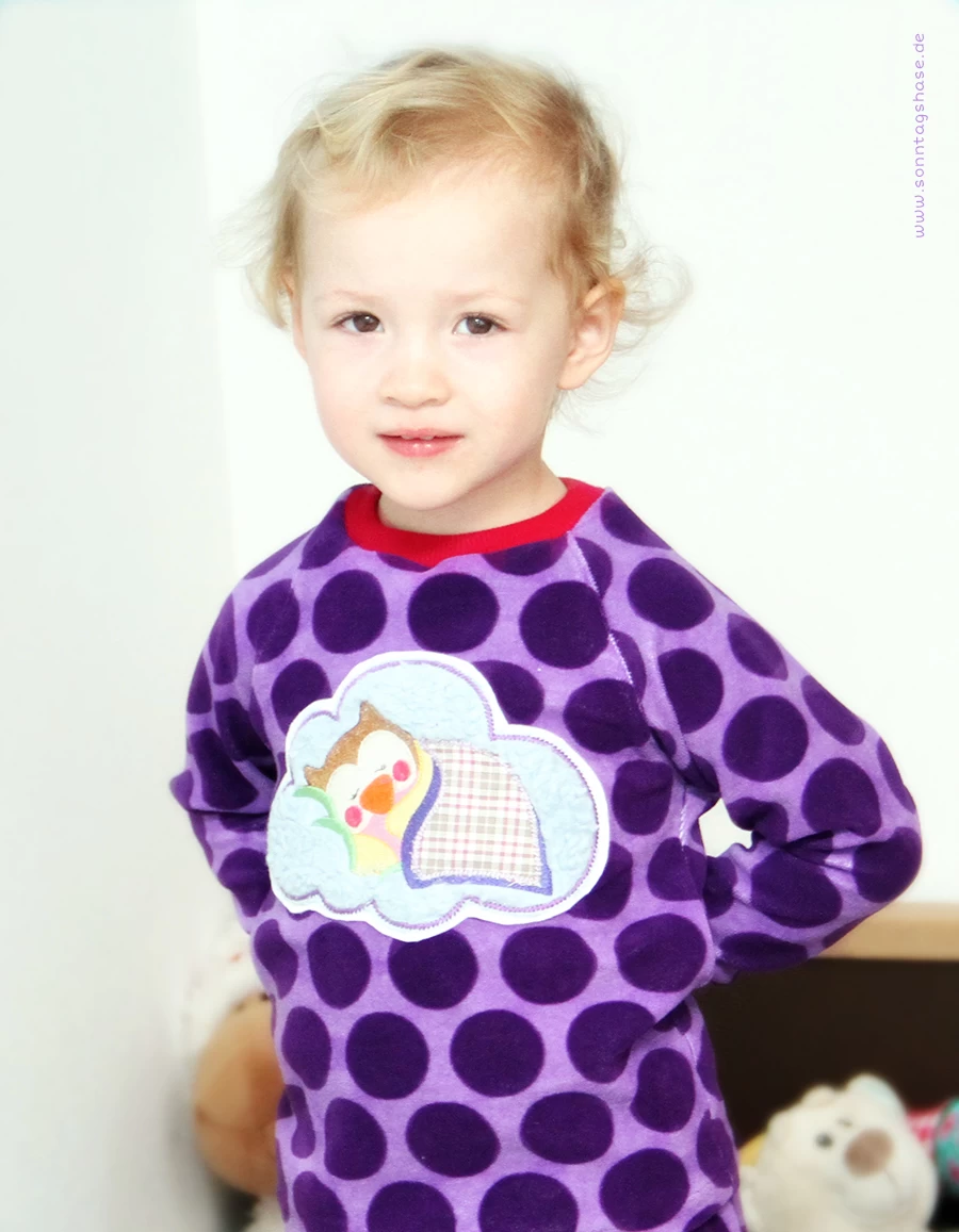 Stickapplikationen Set Eule „KULLA“ Auf Wolke 13x18 4 Stickapplikationen Set Eule „KULLA“ Auf Wolke 13x18 – Bild 4