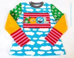 Stickappliaktionen-Datei „COOLE KULLER“ 13x18 -Kullaloo 4 stickapplikationen datei kuller cool doodle pullover simone hintzen pamamone