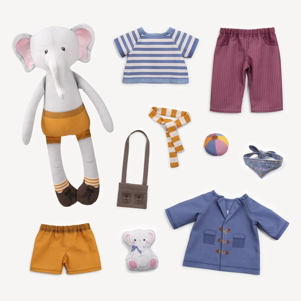 "Dress Me Besties" Im Doppelpack: Anziehpuppen Nähen Mit Cut & Sew BETSY BÄR & "EDDY ELEFANT 4 "Dress Me Besties" Im Doppelpack: Anziehpuppen Nähen Mit Cut & Sew BETSY BÄR & "EDDY ELEFANT – Bild 4