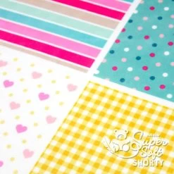 Plüschstoff "12in1" Musterprint – 1,5 Mm SuperSoft SHORTY – Panel 100 X 150 Cm -Kullaloo 62342 supersoft shorty prints 12in1 7a