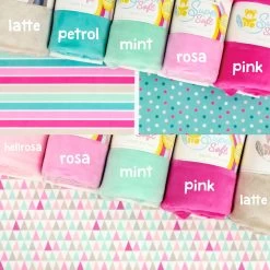 Plüschstoff "12in1" Musterprint – 1,5 Mm SuperSoft SHORTY – Panel 100 X 150 Cm -Kullaloo 62342 supersoft shorty prints 12in1 kombistoff 5