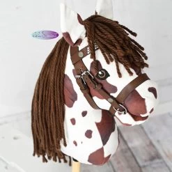 Stoff Für Hobby Horse Schecke Dunkelbraun – 1,5 Mm SuperSoft SHORTY – Panel 100 X 75 Cm -Kullaloo 62346 supersoft shorty hobbyhorse schecke braun 8 lilamint