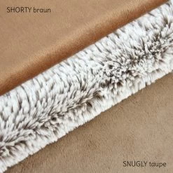 Zottelplüsch DIP DYE Mokka Braun – 15 Mm SuperSoft SHAGGY -Kullaloo 62372 supersoft shaggy dip dye mocha 6