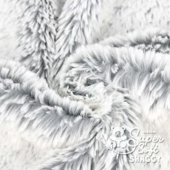 Zottelplüsch DIP DYE Grau (silber) – 15 Mm SuperSoft SHAGGY
