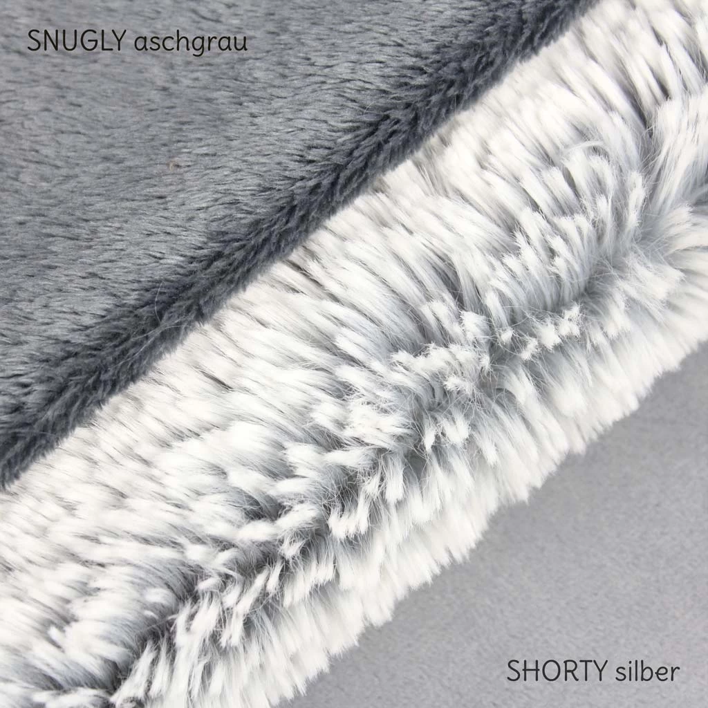 Zottelplüsch DIP DYE Grau (silber) – 15 Mm SuperSoft SHAGGY 5 Zottelplüsch DIP DYE Grau (silber) – 15 Mm SuperSoft SHAGGY – Bild 5