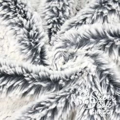 Zottelplüsch DIP DYE Dunkelgrau (aschgrau) – 15 Mm SuperSoft SHAGGY