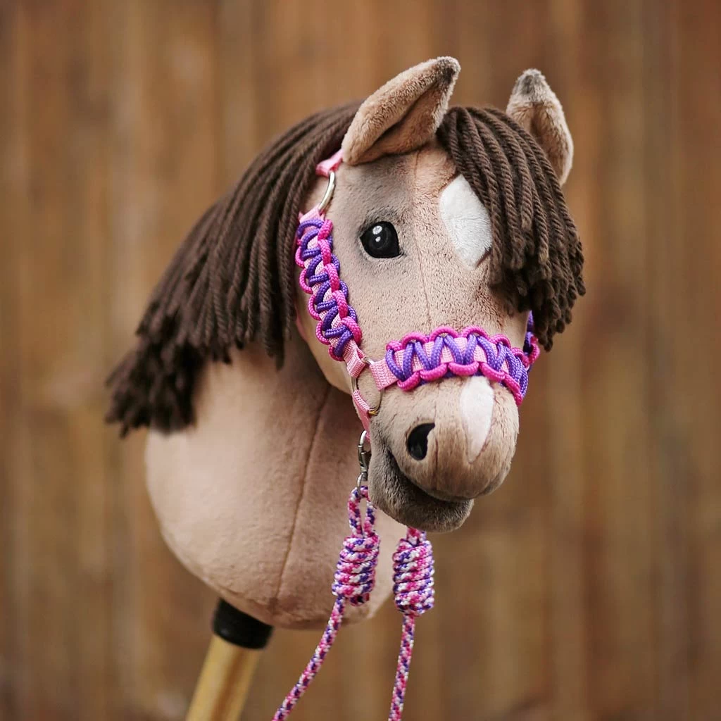 Hobby Horse Halfter Materialset Lila/pink (ohne Anleitung) 3 Hobby Horse Halfter Materialset Lila/pink (ohne Anleitung) – Bild 3