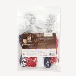 Materialset Für Hobby Horse Halfter Navy/rot (ohne Anleitung) -Kullaloo 62766 materialset fuer hobbyhorse halfter navy rot 3 bgbeige