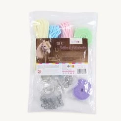 Hobby Horse Halfter Basteln Mit Set In Pastellfarben (ohne Anleitung) -Kullaloo 62770 hobbyhorse halfter set pastell 3 bgbeige