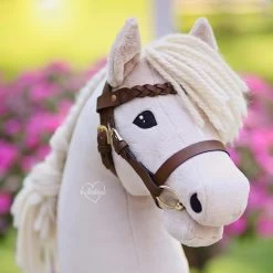 Trense Hobby Horse Selber Machen ◆GOLD EDITION◆: Materialset Mit Braunem Leder (ohne Anleitung) -Kullaloo 62774 hobby horse trense materialset braun gold edition 5 1