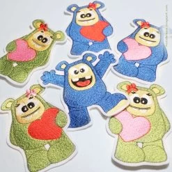 Stickdateien Set Monster-Mädchen 10x10 -Kullaloo 6 stickdateien monsterline vollstick aufnaeher