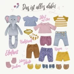 Elefant Nähanleitung "EDDY" ✚ Kleidung Mit Shirt, Hose Und Accessoires ♥ Dress Me Bestie Serie -Kullaloo DE dress me bestie schnittmuster was ist dabei elefant kleidung