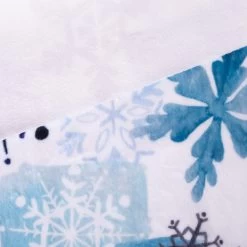 Stoff Des Monats Dezember - SHANNON Plüsch Snowfall Digital Cuddle® Navy -Kullaloo Snowfall Navy 1 of 1