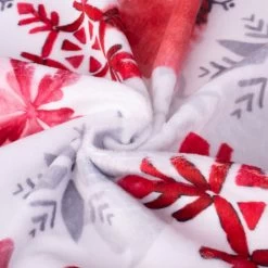 Stoff Des Monats Dezember - SHANNON Plüsch Snowfall Digital Cuddle® Scarlet 7 Stoff Des Monats Dezember - SHANNON Plüsch Snowfall Digital Cuddle® Scarlet -Kullaloo Snowfall Scarlet 3 of 4