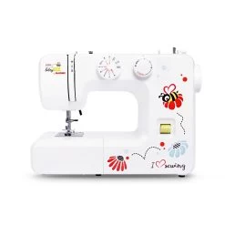 Anfänger Nähmaschine "kullaloo BitsyBEE" By JANOME Mit Nähset Und Aufklebern (auch Zum Jersey Nähen Geeignet!) 16 Anfänger Nähmaschine "kullaloo BitsyBEE" By JANOME Mit Nähset Und Aufklebern (auch Zum Jersey Nähen Geeignet!) -Kullaloo anfaenger naehmaschine kullaloo bitsy bee janome biene
