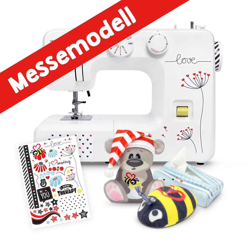 Anfänger Nähmaschine "kullaloo BitsyBEE" By JANOME Mit Nähset Und Aufklebern (auch Zum Jersey Nähen Geeignet!) – Messemodell 1 Anfänger Nähmaschine "kullaloo BitsyBEE" By JANOME Mit Nähset Und Aufklebern (auch Zum Jersey Nähen Geeignet!) – Messemodell