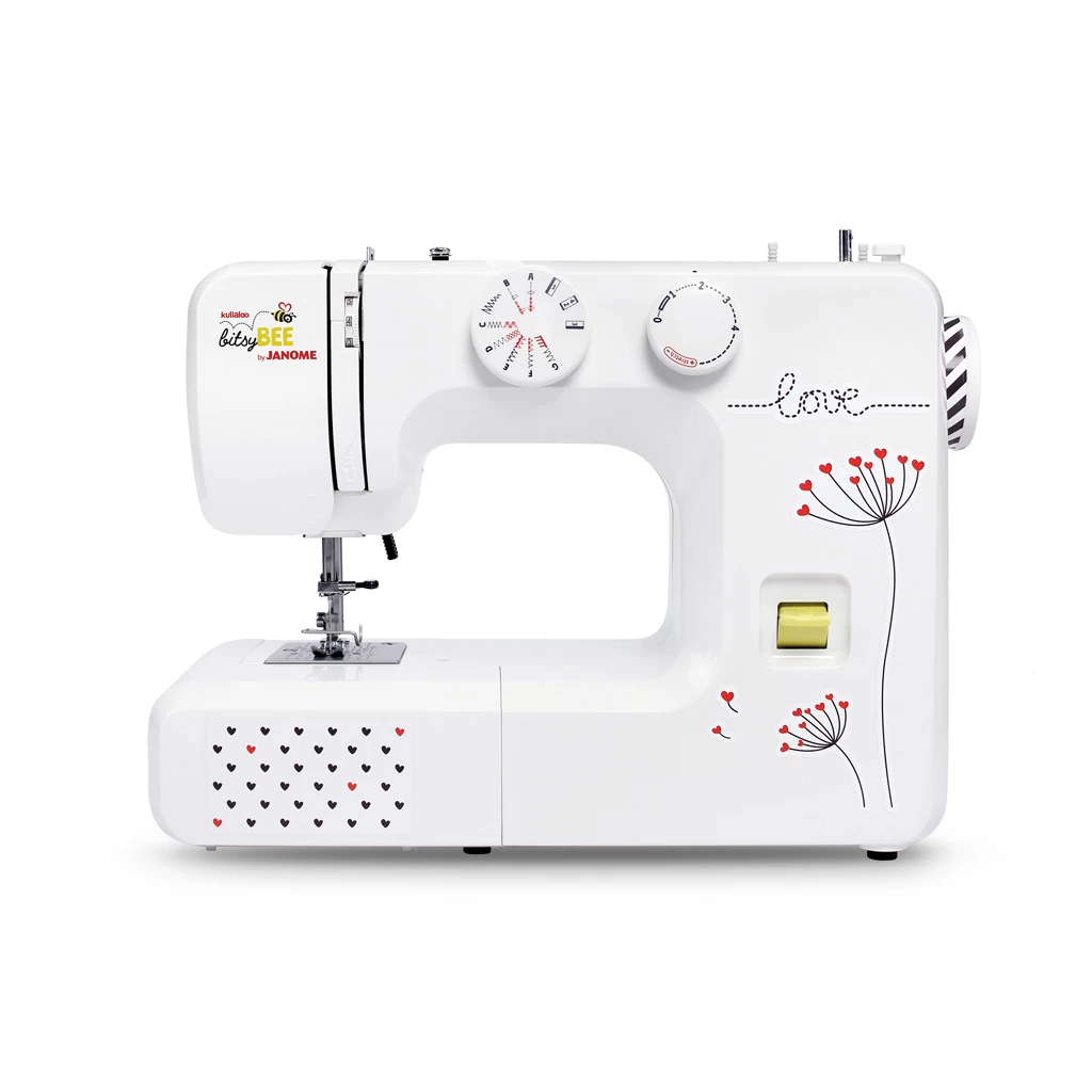 Anfänger Nähmaschine "kullaloo BitsyBEE" By JANOME Mit Nähset Und Aufklebern (auch Zum Jersey Nähen Geeignet!) 5 Anfänger Nähmaschine "kullaloo BitsyBEE" By JANOME Mit Nähset Und Aufklebern (auch Zum Jersey Nähen Geeignet!) – Bild 5