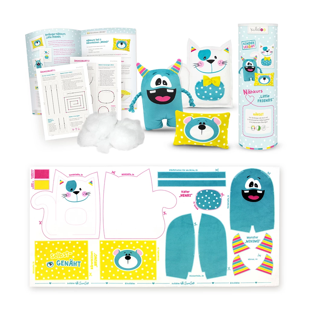 Kinder Nähsets Im Doppelpack: KINDERLEICHT Nähkurse "Little FRIENDS" & "Dress Up LADY LU" 7 Kinder Nähsets Im Doppelpack: KINDERLEICHT Nähkurse "Little FRIENDS" & "Dress Up LADY LU" – Bild 7