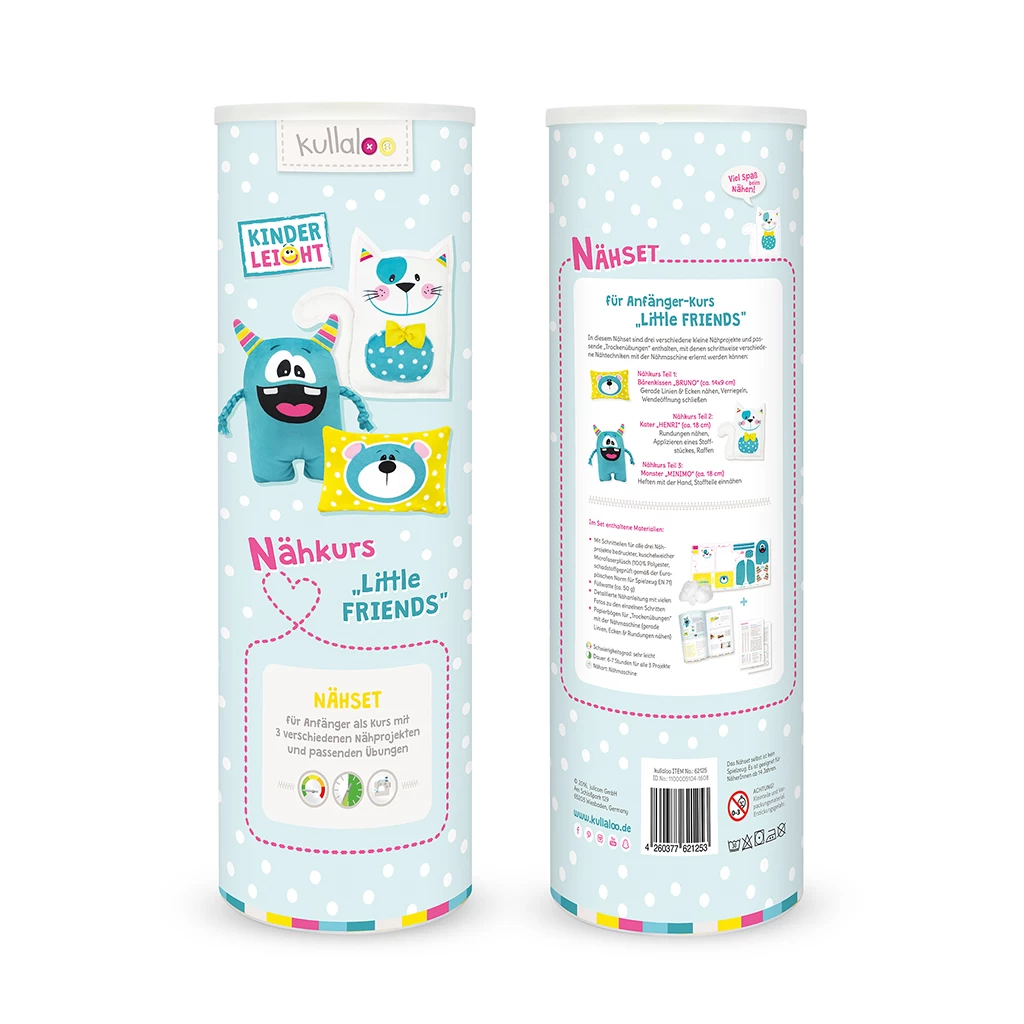 Kinder Nähsets Im Doppelpack: KINDERLEICHT Nähkurse "Little FRIENDS" & "Dress Up LADY LU" 10 Kinder Nähsets Im Doppelpack: KINDERLEICHT Nähkurse "Little FRIENDS" & "Dress Up LADY LU" – Bild 10