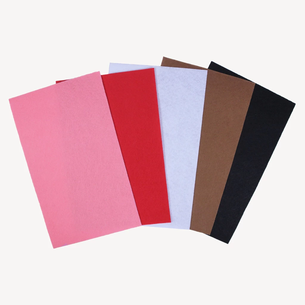 Filz Für Applikationen – Set Mit 5 Farben 1 Filz Für Applikationen – Set Mit 5 Farben