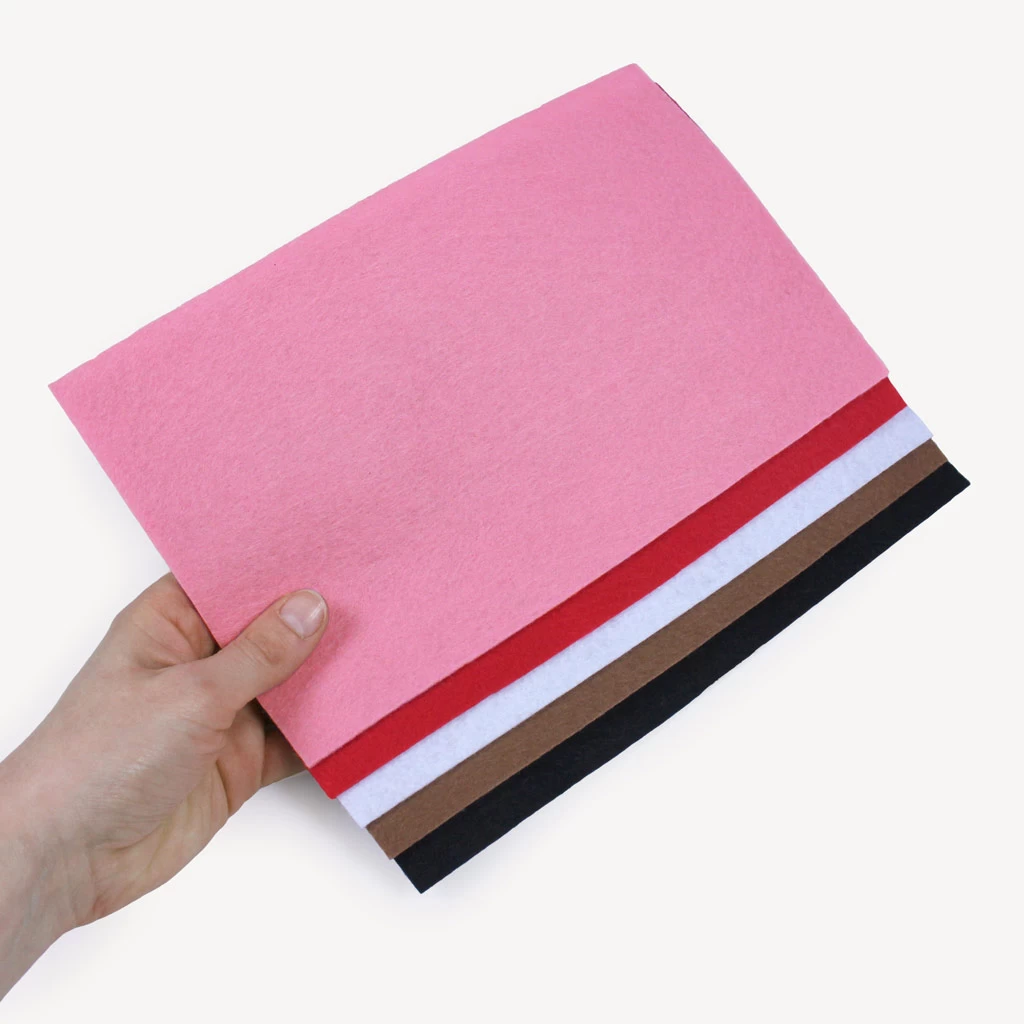 Filz Für Applikationen – Set Mit 5 Farben 3 Filz Für Applikationen – Set Mit 5 Farben – Bild 3