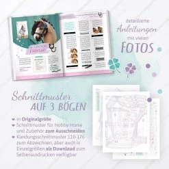 Nähbuch "Mein Hobby Horse & Ich" – Nähen, Basteln, DIY Rund Ums Thema Steckenpferde 11 Nähbuch "Mein Hobby Horse & Ich" – Nähen, Basteln, DIY Rund Ums Thema Steckenpferde -Kullaloo buch hobby horse naehen schnittmuster vorlage