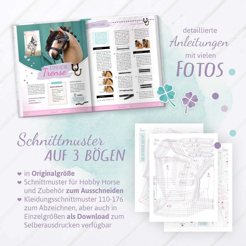 Nähbuch "Mein Hobby Horse & Ich" – Nähen, Basteln, DIY Rund Ums Thema Steckenpferde 3 Nähbuch "Mein Hobby Horse & Ich" – Nähen, Basteln, DIY Rund Ums Thema Steckenpferde – Bild 3