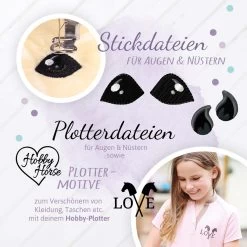 Nähbuch "Mein Hobby Horse & Ich" – Nähen, Basteln, DIY Rund Ums Thema Steckenpferde 12 Nähbuch "Mein Hobby Horse & Ich" – Nähen, Basteln, DIY Rund Ums Thema Steckenpferde -Kullaloo buch hobby horse stickdateien augen nuestern
