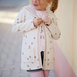 Cardigan Schnittmuster "CHILLY" Für Damen Und Kinder -Kullaloo cardigan kinder tropfen angezogen 10