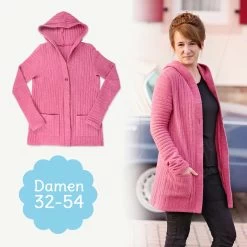 Cardigan Nähen Mit Schnittmuster Strickjacke "CHILLY" Für Damen