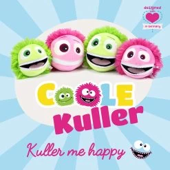 Gute Laune Kuschelkopf "Cooler Kuller", 20cm, In Grün -Kullaloo coole kuller kuscheltiere 2