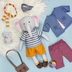 Elefanten Puppe Zum Anziehen Nähen Mit Cut & Sew Stoffpaneel "Dress Me Bestie" EDDY ELEFANT 16 Elefanten Puppe Zum Anziehen Nähen Mit Cut & Sew Stoffpaneel "Dress Me Bestie" EDDY ELEFANT -Kullaloo cut and sew panel dressmebestie eddy elefant 6
