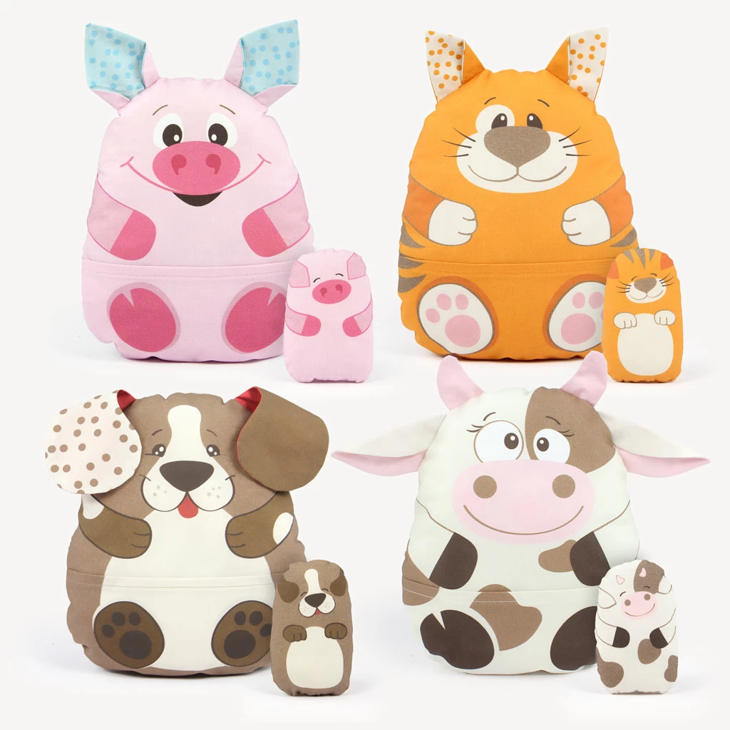 Cut And Sew Set Mit 3 Panels: "UNDERWATER TALES", "HORSE LOVE" Und "HAPPY FARM" 4 Cut And Sew Set Mit 3 Panels: "UNDERWATER TALES", "HORSE LOVE" Und "HAPPY FARM" – Bild 4