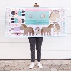 Cut And Sew Set Mit 3 Panels: "UNDERWATER TALES", "HORSE LOVE" Und "HAPPY FARM" 21 Cut And Sew Set Mit 3 Panels: "UNDERWATER TALES", "HORSE LOVE" Und "HAPPY FARM" -Kullaloo cut and sew stoff panel pferd horse love 3