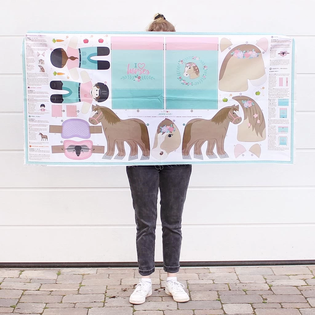 Cut And Sew Set Mit 3 Panels: "UNDERWATER TALES", "HORSE LOVE" Und "HAPPY FARM" 11 Cut And Sew Set Mit 3 Panels: "UNDERWATER TALES", "HORSE LOVE" Und "HAPPY FARM" – Bild 11
