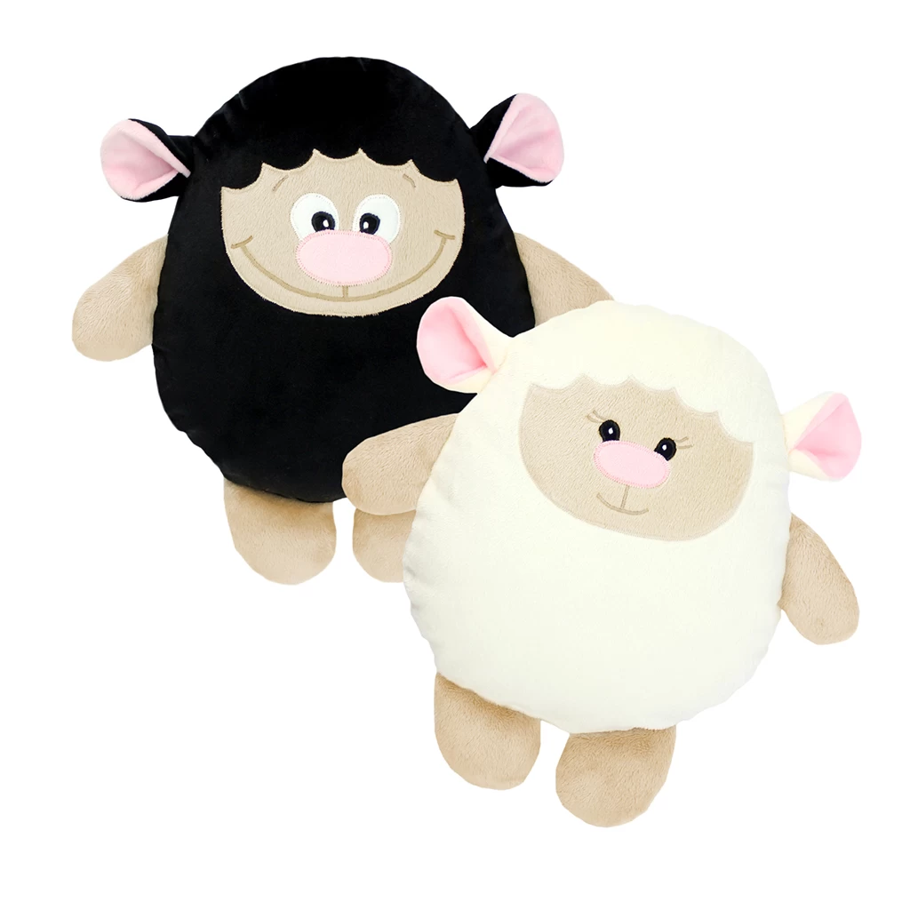 Doppel-Nähset Kuscheltier Schaf "LARI" In Weiß Und Schwarz + Schnitt 3 Doppel-Nähset Kuscheltier Schaf "LARI" In Weiß Und Schwarz + Schnitt – Bild 3