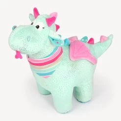 Nähanleitung Drache "FEO" Als Kuscheltier + Augen Plotterdatei -Kullaloo drache naehen glitzer 2 2