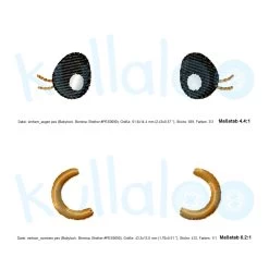 Einhorn Schnittmuster "LADY LU" Mit Stickdatei 8 Einhorn Schnittmuster "LADY LU" Mit Stickdatei -Kullaloo einhorn naehen naehanleitung mit stickdateien 2