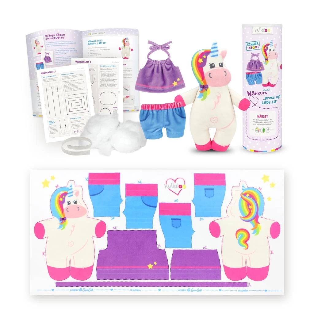 Kinder Nähsets Im Doppelpack: KINDERLEICHT Nähkurse "Little FRIENDS" & "Dress Up LADY LU" 2 Kinder Nähsets Im Doppelpack: KINDERLEICHT Nähkurse "Little FRIENDS" & "Dress Up LADY LU" – Bild 2