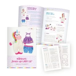 Kinder Nähsets Im Doppelpack: KINDERLEICHT Nähkurse "Little FRIENDS" & "Dress Up LADY LU" 14 Kinder Nähsets Im Doppelpack: KINDERLEICHT Nähkurse "Little FRIENDS" & "Dress Up LADY LU" -Kullaloo einhorn naehset fuer anfaenger kinderleicht dressup lady lu naehanleitung 1