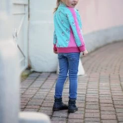 Kinderjacke Nähen Mit Schnittmuster Sweatjacke "BERND" -Kullaloo einhorn stoff jacke 2 1
