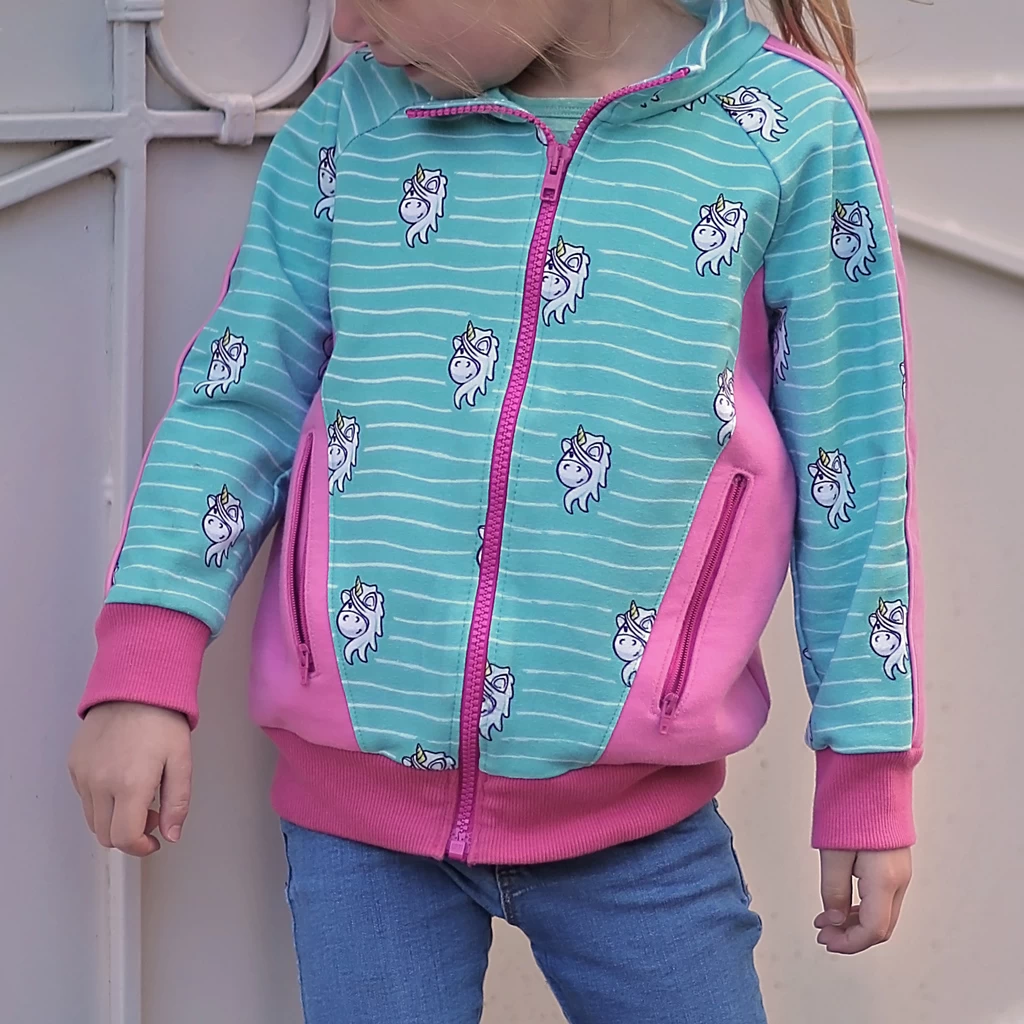 Schnittmuster Sweatshirtjacke "BERND" Für Damen Und Kinder 8 Schnittmuster Sweatshirtjacke "BERND" Für Damen Und Kinder – Bild 8