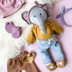 Ebook ELEFANT EDDY ✚ Stickdateien (ohne Kleidung) ♥ Dress Me Bestie Serie -Kullaloo elefant schnittmuster dress me bestie mit kleidung 1