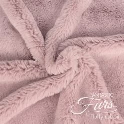 Kunstpelz / Fellimitat Altrosa – 12 Mm Fluffy Rabbit ✶ FANTASTIC Furs
