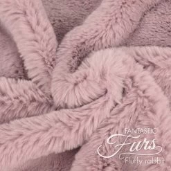 Kunstpelz / Fellimitat Altrosa – 12 Mm Fluffy Rabbit ✶ FANTASTIC Furs -Kullaloo fellimitat altrosa meterware fantastic furs fluffy rabbit 4