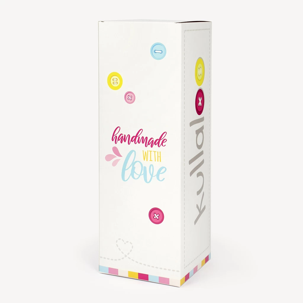 Lama Geschenkset Beige/latte: Papierschnittmuster + Zwei Plüschs In Geschenkbox 10 Lama Geschenkset Beige/latte: Papierschnittmuster + Zwei Plüschs In Geschenkbox – Bild 10